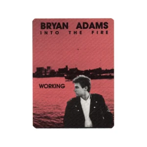Bryan Adams 1987 Into the Fire Concert Tour Working Backstage Pass