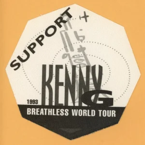 Kenny G 1993 Concert Tour SUPPORT Backstage Pass