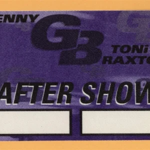 Kenny G 1996 Secrets Concert Tour w/ Toni Braxton AFTER SHOW Backstage Pass