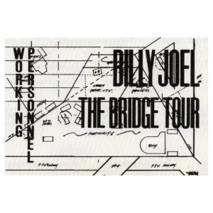Billy Joel 1986 The Bridge Concert Tour Working Backstage Pass