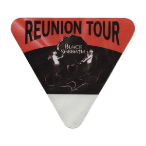 Black Sabbath 1999 Reunion Concert Tour After Show Backstage Pass