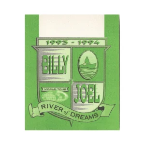 Billy Joel 1993 River of Dreams Concert Tour Backstage Pass