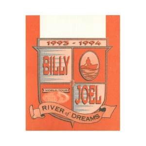 Billy Joel 1993 River of Dreams Concert Tour Backstage Pass
