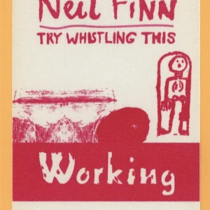 Neil Finn 1998 Crowded House Try Whistling This Tour WORKING Backstage Pass