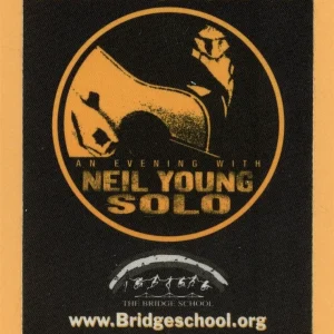 Neil Young 1999 Bridge School Golden Circle Concert Tour VIP Backstage Pass