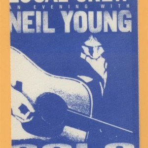 Neil Young 1999 Solo Concert Tour Backstage Pass