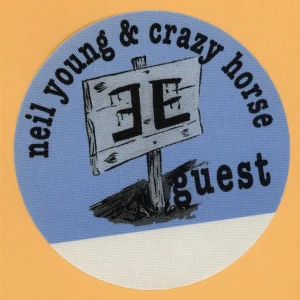 Neil Young 2003 w/ Crazy Horse Concert Tour GUEST Backstage Pass