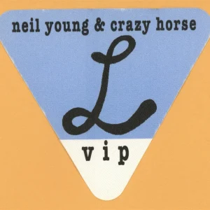 Neil Young 2003 w/ Crazy Horse Concert Tour VIP Backstage Pass