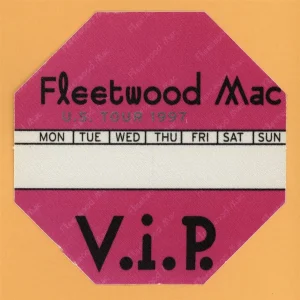 Fleetwood Mac 1997 The Dance Concert Tour VIP Backstage Pass