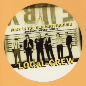 Fure In The Slaughterhouse 1997 Brilliant Thieves Concert Tour Backstage Pass