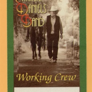 Charlie Daniels Band 1998 Concert Tour WORKING Backstage Pass