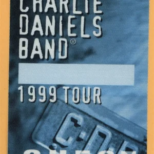 Charlie Daniels Band 1999 Concert Tour GUEST Backstage Pass
