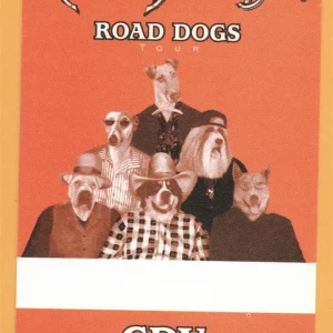 Charlie Daniels Band 2001 Concert Tour Backstage Pass