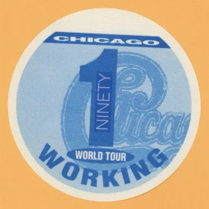 Chicago 1991 Ninety 1 Concert Tour WORKING Backstage Pass