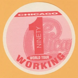 Chicago 1991 Ninety 1 Concert Tour WORKING Backstage Pass
