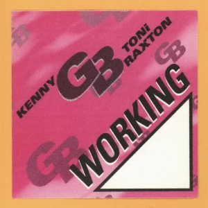 Kenny G 1996 Secrets Concert Tour w/ Toni Braxton WORKING Backstage Pass