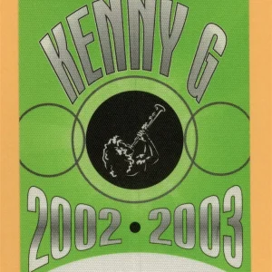 Kenny G 2002 Paradise Concert Tour WORKING Backstage Pass