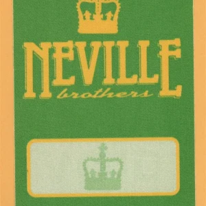 Neville Brothers 1995 Concert Tour Backstage Pass