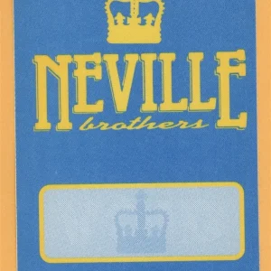 Neville Brothers 1995 Concert Tour Backstage Pass