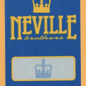 Neville Brothers 1995 Concert Tour Backstage Pass