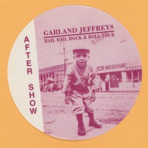 Garland Jeffreys 1992 Don't Call Me Buckwheat Concert Tour Backstage Pass