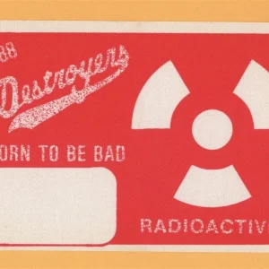 George Thorogood 1988 Born To Be Bad Concert Tour RADIOACTIVE Backstage Pass