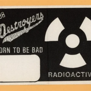 George Thorogood 1988 Born To Be Bad Concert Tour RADIOACTIVE Backstage Pass