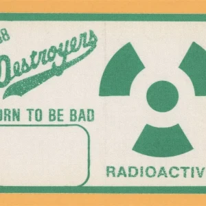 George Thorogood 1988 Born To Be Bad Concert Tour RADIOACTIVE Backstage Pass