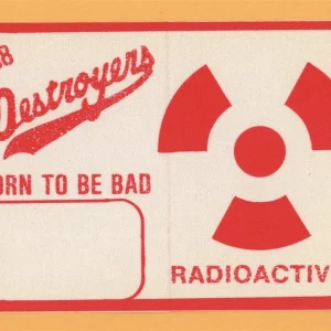 George Thorogood 1988 Born To Be Bad Concert Tour RADIOACTIVE Backstage Pass