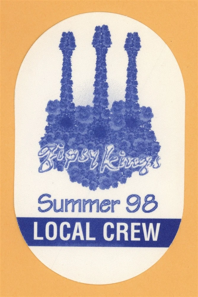 Gipsy Kings 1998 Concert Tour Crew Backstage Pass Autographia