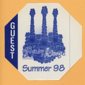 Gipsy Kings 1998 Concert Tour GUEST Backstage Pass