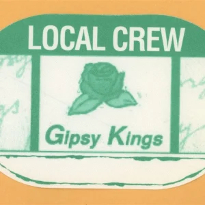 Gipsy Kings 1999 Compas Concert Tour CREW Backstage Pass