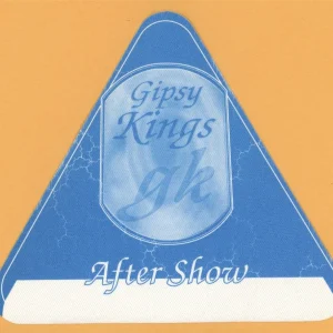 Gipsy Kings 2001 Concert Tour AFTER SHOW Backstage Pass