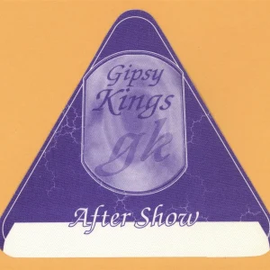 Gipsy Kings 2001 Concert Tour AFTER SHOW Backstage Pass