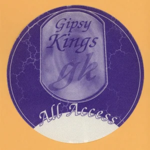 Gipsy Kings 2001 Concert Tour ALL ACCESS Backstage Pass