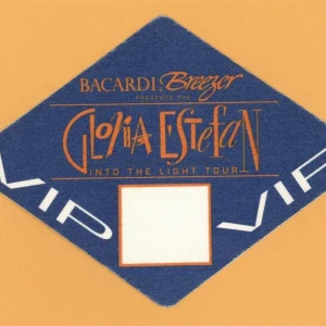 Gloria Estefan 1991 Into The Light Concert Tour VIP Backstage Pass
