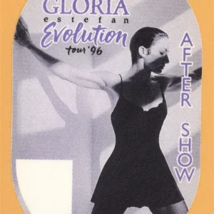 Gloria Estefan 1996 Evolution Concert Tour AFTER SHOW Backstage Pass