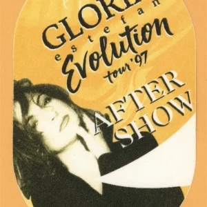 Gloria Estefan 1997 Evolution Concert Tour AFTER SHOW Backstage Pass - Sears