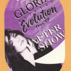 Gloria Estefan 1997 Evolution Concert Tour AFTER SHOW Backstage Pass - Sears