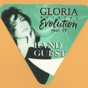 Gloria Estefan 1997 Evolution Concert Tour BAND GUEST Backstage Pass