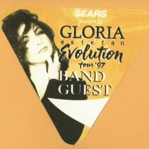 Gloria Estefan 1997 Evolution Concert Tour BAND GUEST Backstage Pass - Sears