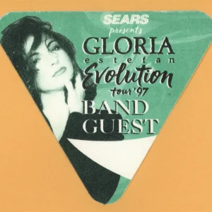 Gloria Estefan 1997 Evolution Concert Tour BAND GUEST Backstage Pass - Sears