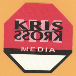Kriss Kross 1992 Totally Krossed Out Concert Tour MEDIA Backstage Pass