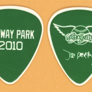 Aerosmith Joe Perry Fenway Park Vintage Guitar Pick - 2010 Fenway Park Tour