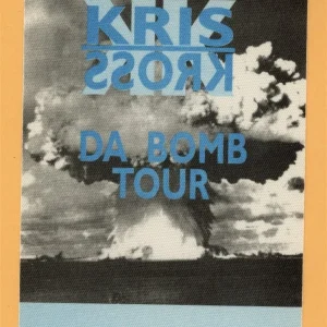 Kriss Kross 1993 Da Bomb Concert Tour Backstage Pass