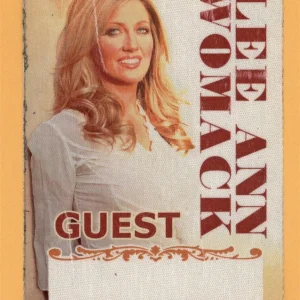 Lee Ann Womack 2004 Concert Tour GUEST Backstage Pass