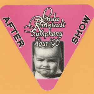 Linda Ronstadt 1996 Symphony Concert Tour AFTER SHOW Backstage Pass