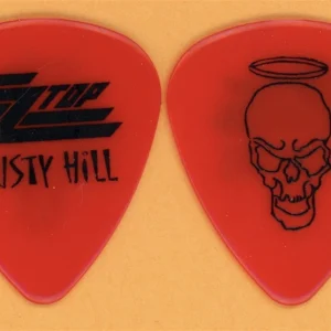ZZ Top Dusty Hill Angel Skull Vintage Guitar Pick - 2009 40th Anniversary Tour