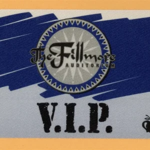 Tom Petty & The Heartbreakers 1997 Fillmore Concert Tour VIP Backstage Pass