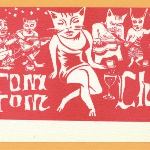 Tom Tom Club 1983 Close to The Bone Concert Tour Backstage Pass